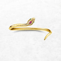 Golden Bohemia Snake Bangle