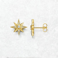 Golden Magic Star Ear Studs