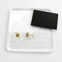 Golden Skull Pave Ear Studs
