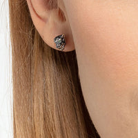 Black Cat Ear Studs