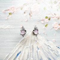 Pink Elegance Ear Studs