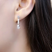 Angular Stones Ear Studs