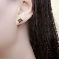 Black Star Ear Studs