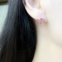 Rose Lotus Ear Studs