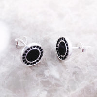 Black Elegance Ear Studs