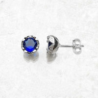 Midnight Lotus Ear Studs
