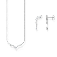 Ice Crystal Set - Ear Studs and Necklace