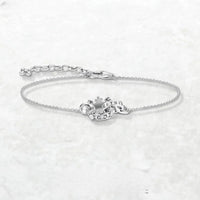 Crown Link Bracelet