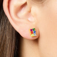 Lucky Rainbow Ear Studs