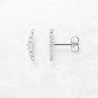 Blush Curve Ear Studs