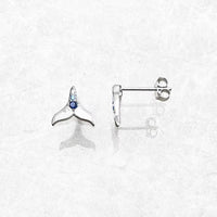 Dolphin Fin Ear Studs