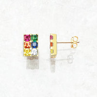 Lucky Rainbow Ear Studs