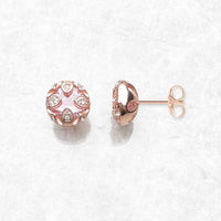 Rose Lotus Ear Studs