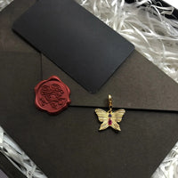나비 금 Charm