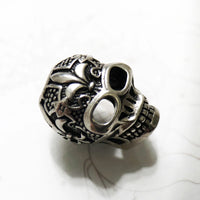 Fleur-De-Lys Skull Bead