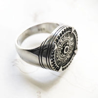 Elementos de la naturaleza anillo de cóctel