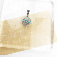 Blue Tree Charm