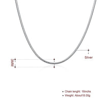 뱀 체인 3mm