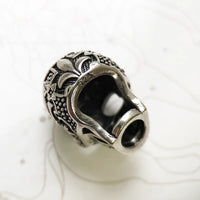 Fleur-De-Lys Skull Bead