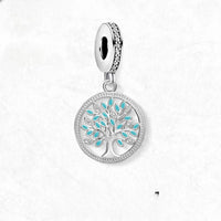 Blue Tree Charm