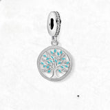 Blue Tree Charm