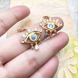 금도금 푸른 눈 Charm