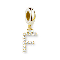 אלפבית מצופה זהב Charm