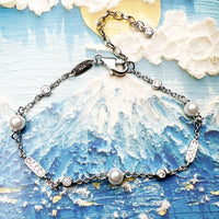 Pulsera de perlas de agua dulce