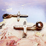 로즈 골드 크로스 Charm