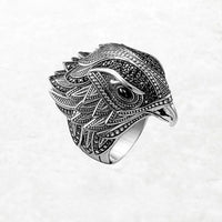 Elegant Falcon Cocktail Ring