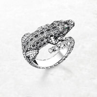 Crocodile Blackened Ring