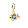 カラフルな魚の金 Charm
