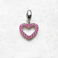 לב אדום Charm