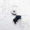 黒いエナメルの闘牛 Charm