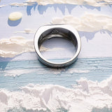 Black Pyramid Signet Ring