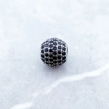 Black Crystal Bead