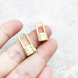 Love Lock Hoop Earring