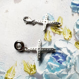 흰 지르콘 크로스 Charm