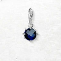 진한 블루 스톤 Charm