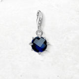 진한 블루 스톤 Charm