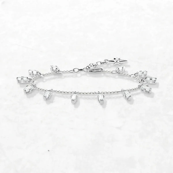 Pulsera de piedra baguette