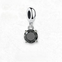 검은 색 수정 석 Charm