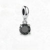 黒いクリスタルストーン Charm
