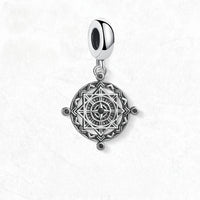 빈티지 나침반 디스크 Charm