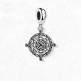 빈티지 나침반 디스크 Charm