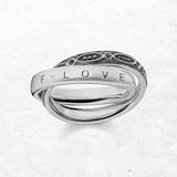 Anillo de infinito de amor