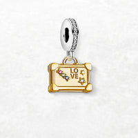 מזוודת וינטג 'קסם זהב