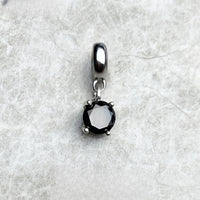 אבן קריסטל שחורה Charm