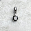 黒いクリスタルストーン Charm