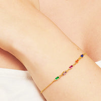 Golden Rainbow  Bracelet